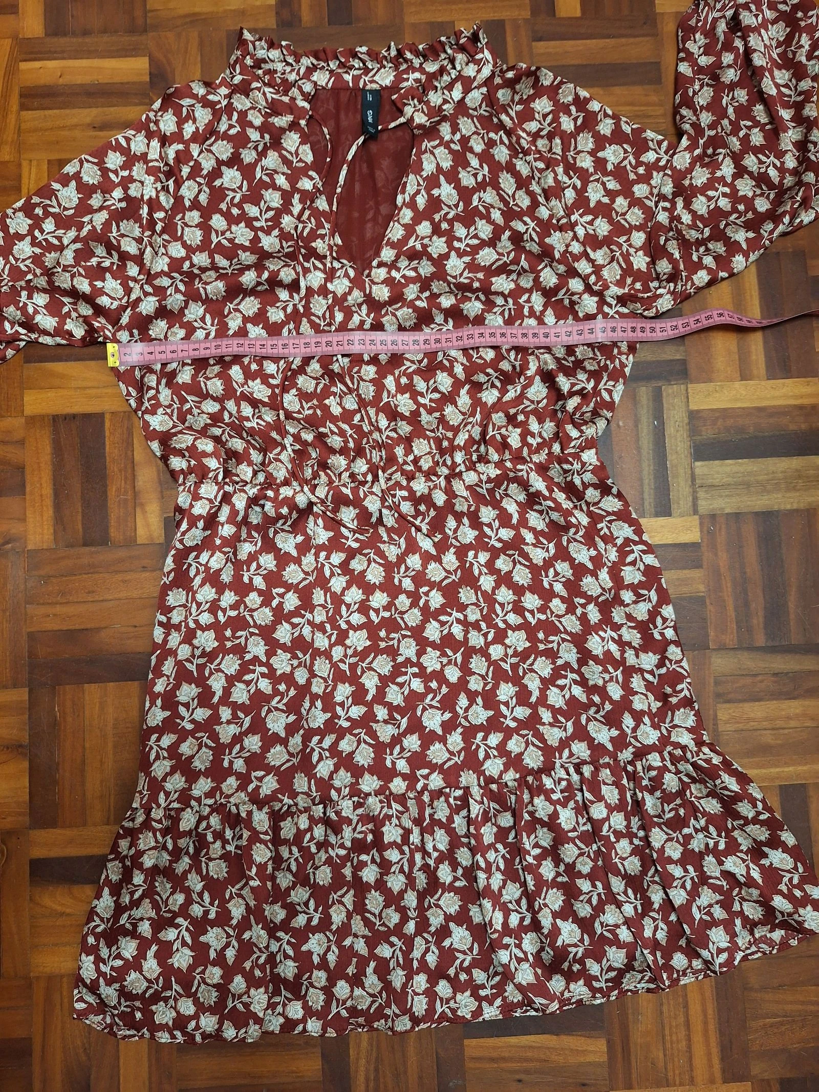 Boho floral Mango dress size S | Loose | See measurements – photo 5